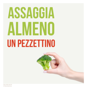 Dai assaggia solo un pezzettino!