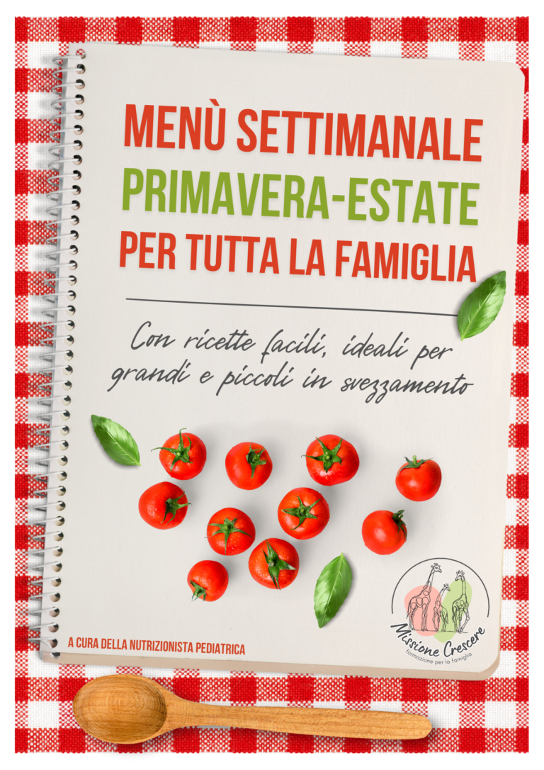 Menù settimanale ricette per grandi e piccoli