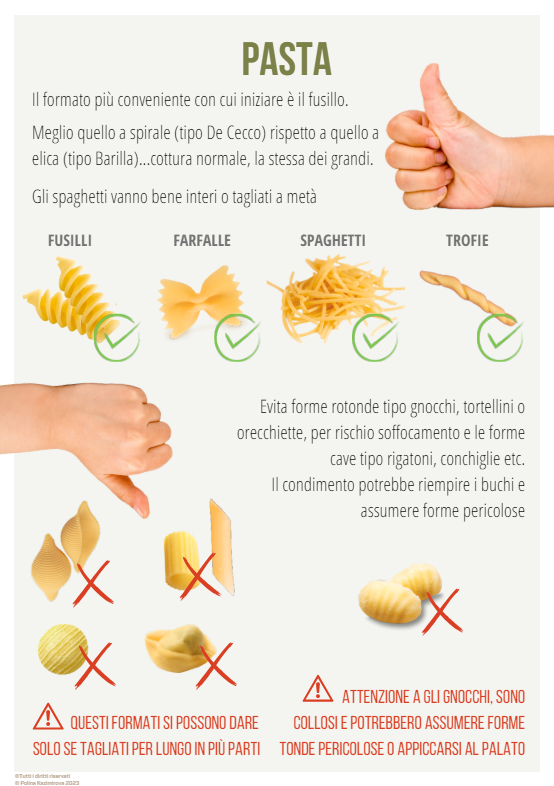 Pasta tagli sicuri